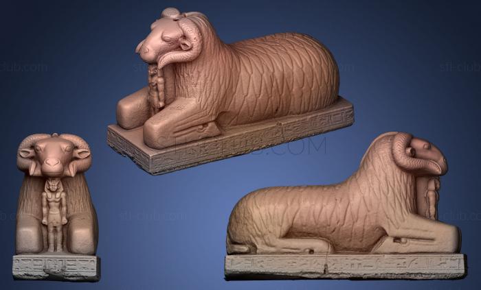 3D model Amun Ram Ashmolean (STL)